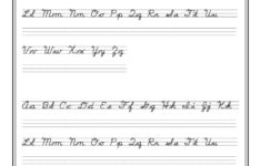 Free Printable Tracing Cursive Worksheets A z Name Tracing Generator Free