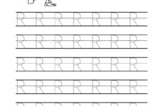 Free Printable Tracing Letter R Worksheets For Preschool Letter