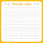Free Printable Tracing Lines Worksheets AlphabetWorksheetsFree