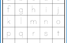 Free Printable Tracing Lowercase Letters TracingLettersWorksheets