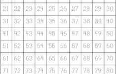 Free Printable Tracing Numbers 1 100 Worksheets Learning How To Read