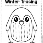 Free Printable Winter Tracing Preschool Worksheets 4 The Keeper Of