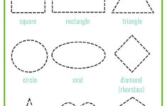 Free Shape Tracing Printables Shape Tracing Worksheets Shape