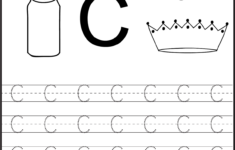 Free trace the letter c simple Preschool Crafts