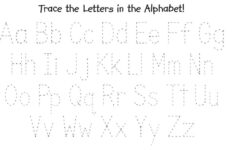 Free Traceable Alphabet Printout K5 Worksheets Abc Worksheets