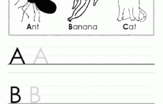 Kindergarten Alphabet Worksheets To Print Activity Shelter