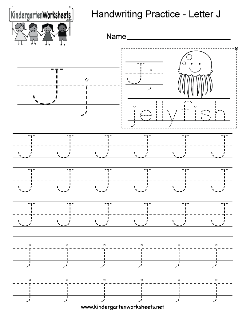 Letter J Tracing Worksheets Dot To Dot Name Tracing Website