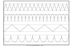 Line Tracing 1 Worksheet Line Tracing Worksheets Tracing