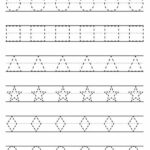 Line Tracing Worksheets For Kindergarten Name Tracing Generator Free