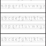 Lower Case Letters Tracing Sheets TracingLettersWorksheets