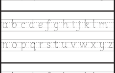 Lower Case Letters Tracing Sheets TracingLettersWorksheets