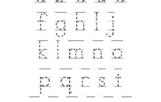 Lowercase Alphabet Worksheets Activity Shelter