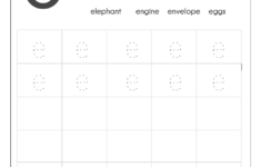 Lowercase E Tracing Worksheet AlphabetWorksheetsFree