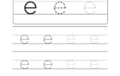 Lowercase Letter e Tracing Worksheet Doozy Moo