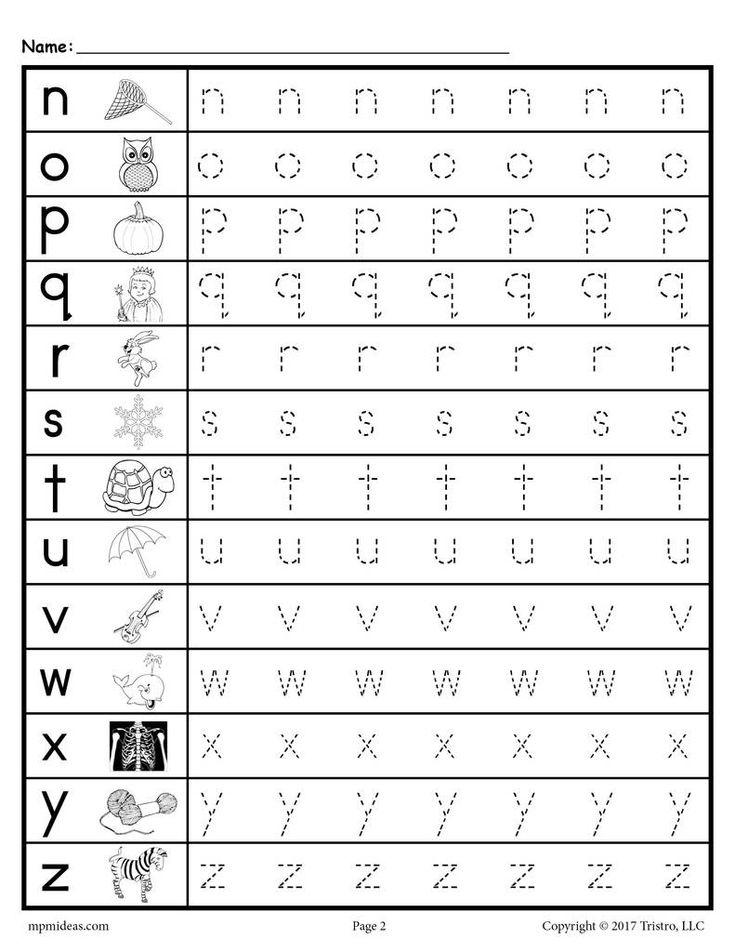 Lowercase Letter Tracing Worksheets Tracing Worksheets Preschool 