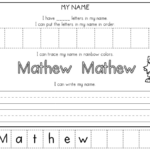 Name Trace Worksheets Printable Activity Shelter