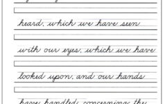 Name Tracing Practice Cursive AlphabetWorksheetsFree