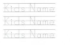 Name Tracing Template Blank AlphabetWorksheetsFree