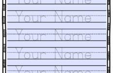 Name Tracing Template Blank AlphabetWorksheetsFree