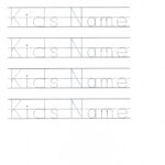 Name Tracing Template Blank AlphabetWorksheetsFree