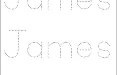 Name Tracing With Dotted Lines TracingLettersWorksheets