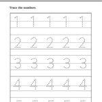 Number 1 10 Tracing Worksheets Free Printable Worksheets Pack