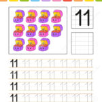 Number 11 Trace And Write Handwriting Practice Learning Numbers For