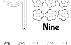 Number 9 Worksheet Easy 101 Printable