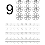 Number 9 Worksheets To Print Activity Shelter