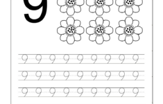 Number 9 Worksheets To Print Activity Shelter
