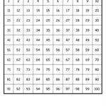 Number Sheet 1 100 To Print 100 Chart Printable Printable Numbers