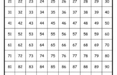 Number Sheet 1 100 To Print 100 Chart Printable Printable Numbers