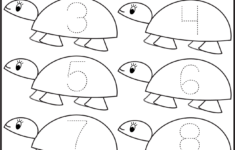 Number Trace Worksheets For Kids Activity Shelter