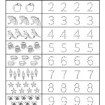 Number Tracing 1 10 Counting Objects PDF Free Printable Worksheets