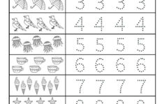 Number Tracing 1 10 Counting Objects PDF Free Printable Worksheets