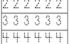 Number Tracing Playgroup Preschool Number Worksheets Numbers