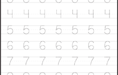 Number Tracing Tracing Worksheets Preschool Preschool Tracing