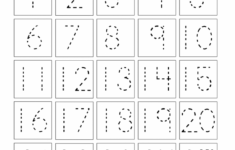 Number Tracing Worksheets PRINTABLE Kids Worksheets