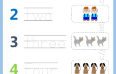 Number Words Trace Each Word Worksheets For 1st Grade Your Home Teacher
