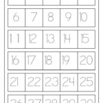 Number Worksheets For Kindergarten 1 30 Free Printable Math