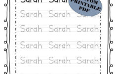 Personalized Trace Your Name Worksheets Custom Name Tracing