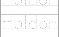 Pin By Lynnette Yeo On Preschool Name Tracing Worksheets Name