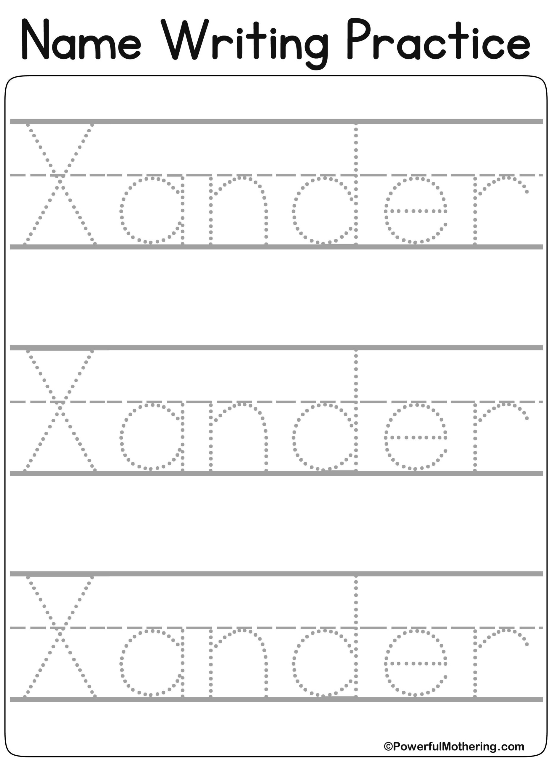 Tracing Names For Preschoolers Worksheets Tracing Worksheets