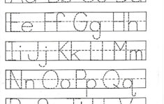 Practice Tracing Letters For Kindergarten TracingLettersWorksheets