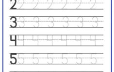 Pre K Number Worksheets