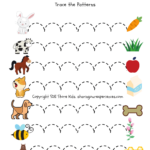 Pre Writing Worksheets PDF Preschoolers 3 Year Olds Downloadable