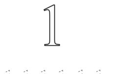 Preschool Number One Worksheet Number 1 Tracing Worksheets Numbers