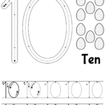 Preschool Number Tracing Worksheet 11 20 Printable Worksheets And