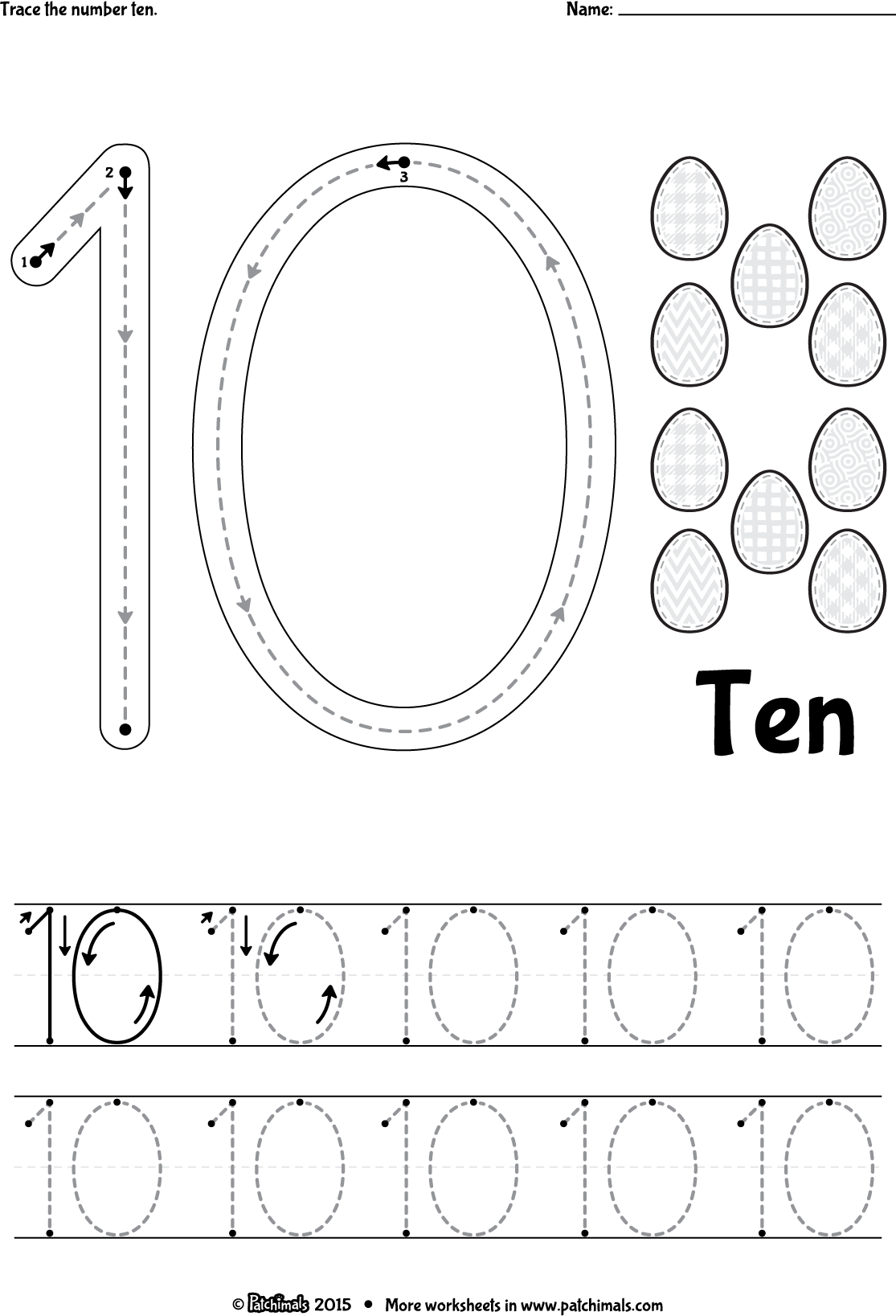 Preschool Number Tracing Worksheet 11 20 Printable Worksheets And 