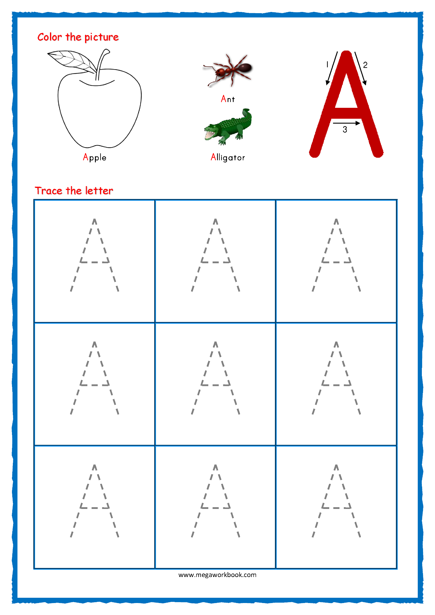 Preschool Tracing Letters Worksheets Free TracingLettersWorksheets